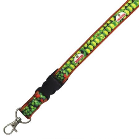 Double Layer Lanyard with Heat Transfer Printing - Double Layer Lanyard with Heat Transfer Printing
